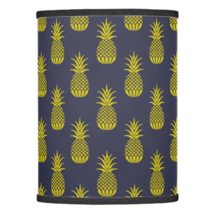 Pineapples Navy Blue Lamp Shade