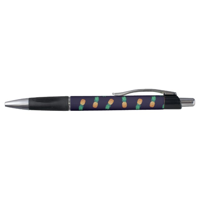 Pineapples On Navy Pen (Top)