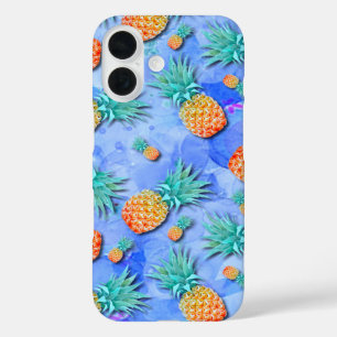 Pineapples. Paint. Party. iPhone 16 Case