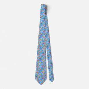 Pineapples. Paint. Party. Neck Tie