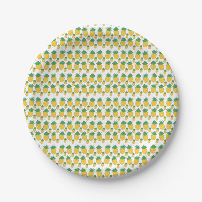 Pineapples! Paper Plates (Front)