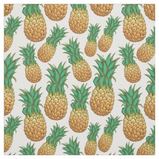 Pineapples Pattern fabric
