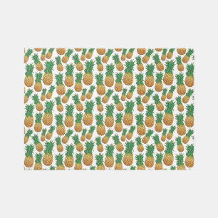 Pineapples Pattern Outdoor Rug