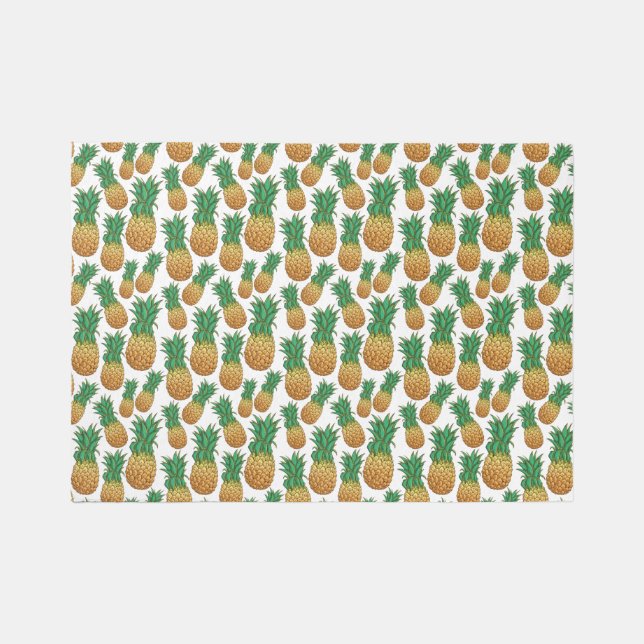 Pineapples Pattern Outdoor Rug (Front)