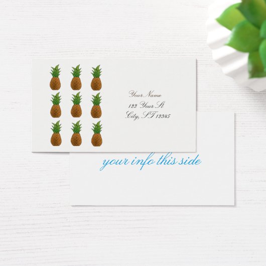 pineapples pattern Thunder_Cove (Desk)