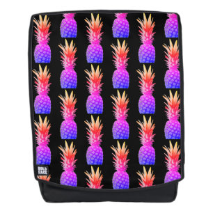 Pineapples Piñas Ombré Orange Pink & Purple Backpack