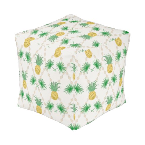 Pineapples retro pouf