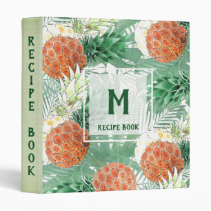 Pineapples, sweet couple, fruit 3 ring binder