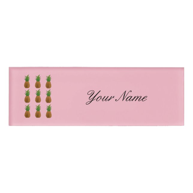 Pineapples Thunder_Cove Name Tag (Front)