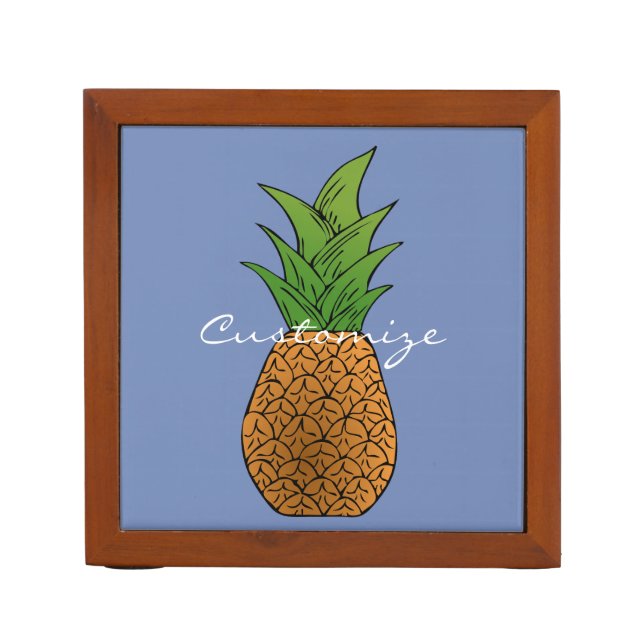 pineapples  Thunder_Cove Pencil/Pen Holder (Front)