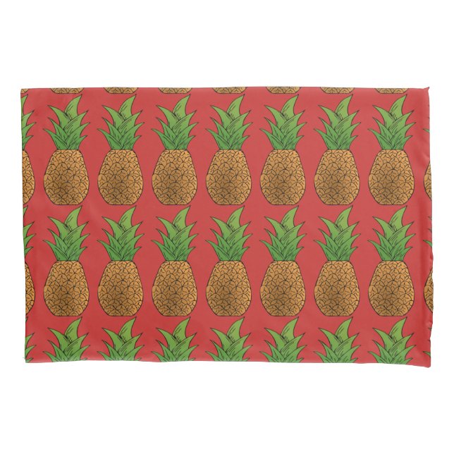 Pineapples Thunder_Cove Pillow Case (Front)