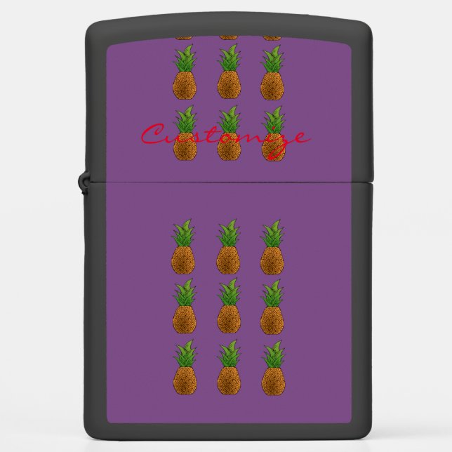 Pineapples Thunder_Cove Zippo Lighter (Front)