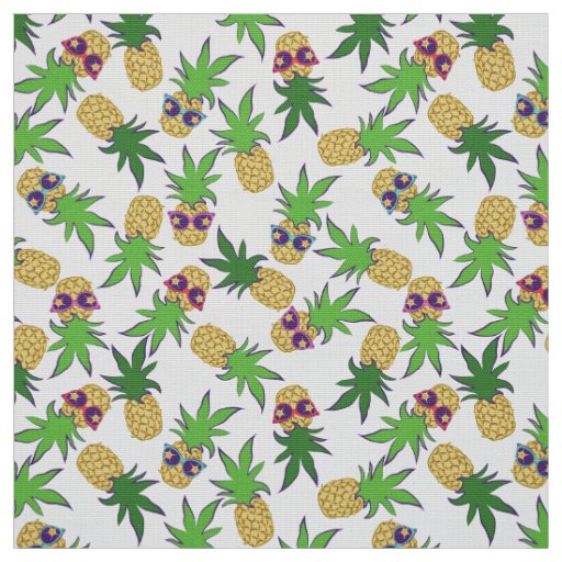 pineapple pattern fabric