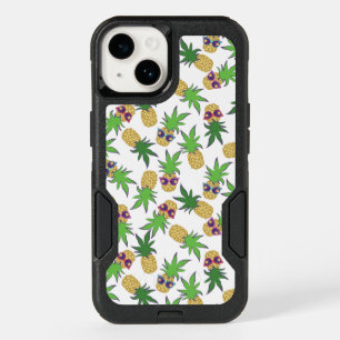 Pineapples with Sunglasses Pattern OtterBox iPhone 14 Case