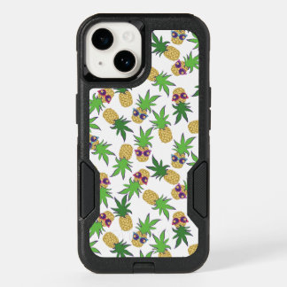 Pineapples with Sunglasses Pattern OtterBox iPhone 14 Case
