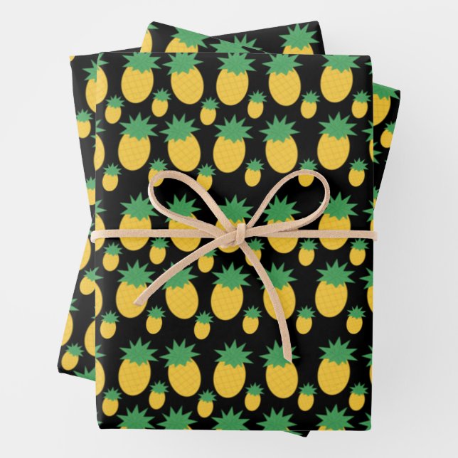 Pineapples! Wrapping Paper Sheets (In situ)