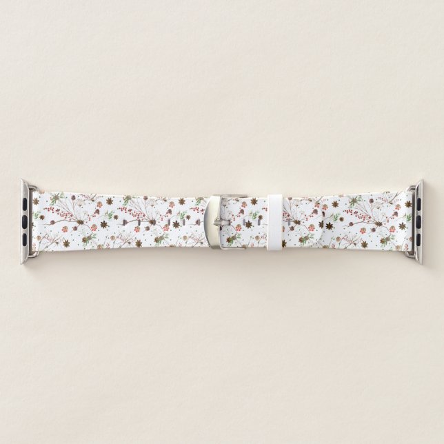PINECONE AND BERRIES  APPLE WATCH BAND (Band)