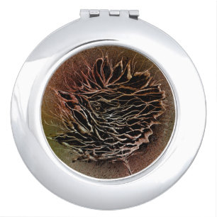 Pinecone Brown Conifer Compact Mirror