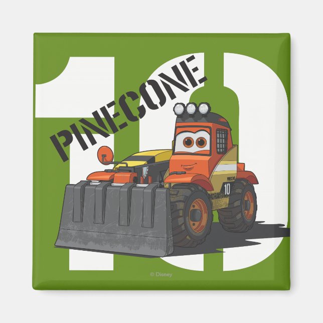 Pinecone Character Art Magnet (Front)