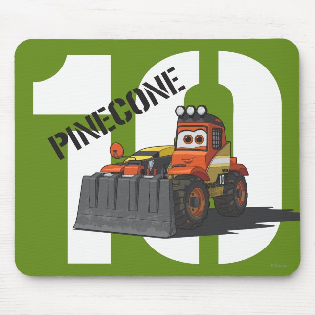 Pinecone Character Art Mouse Pad (Front)