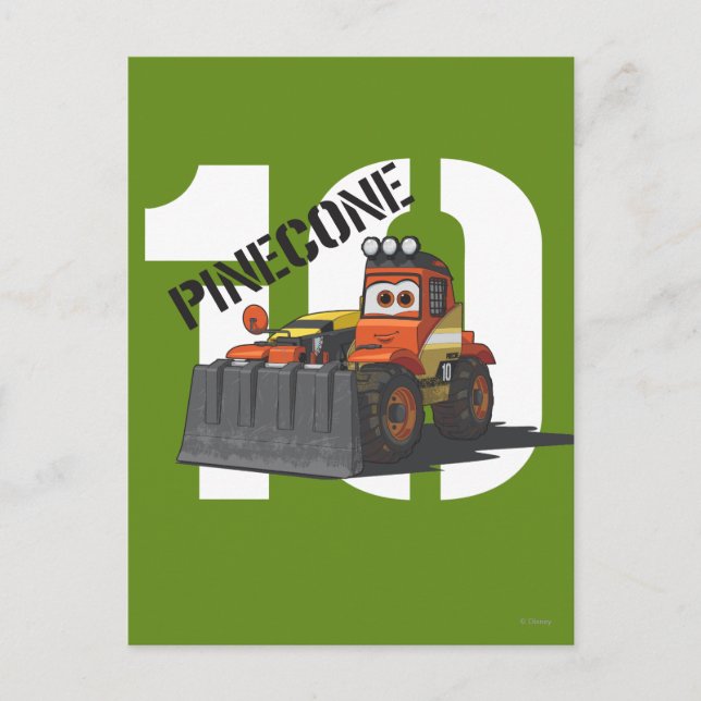 Pinecone Character Art Postcard (Front)