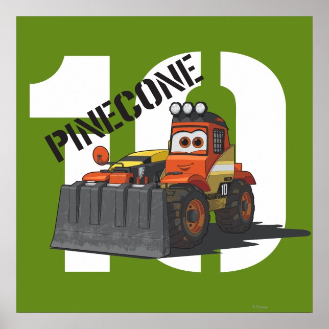 Pinecone Character Art Poster (Front)