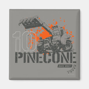 Pinecone Graphic Magnet