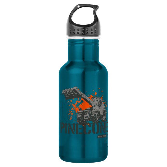 Pinecone Graphic Water Bottle (Front)