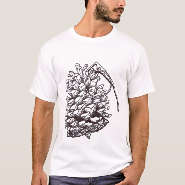 Pinecone Grenades T-Shirt (Front)