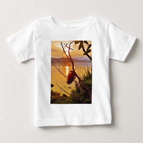Pinecone Lake sunset Baby T_Shirt