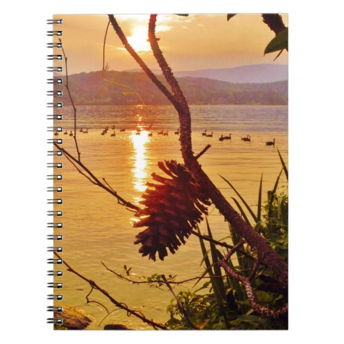 Pinecone Lake sunset Notebook