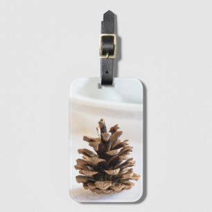 Pinecone Luggage Tag