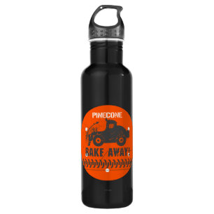 Pinecone Rake Away! Stainless Steel Water Bottle