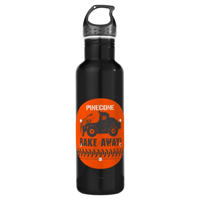 Pinecone Rake Away! Stainless Steel Water Bottle (Front)