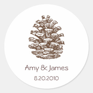 Pinecone Stickers