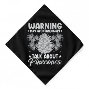Pinecone Tree Funny Plant Mountain Forest Bandana