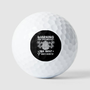 Pinecone Tree Funny Plant Mountain Forest Golf Balls