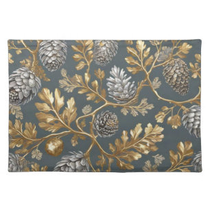 Pinecones and Branches Cloth Placemat