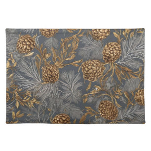 Pinecones and Branches Cloth Placemat