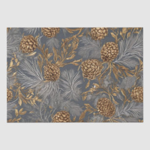 Pinecones and Branches Tissue Paper