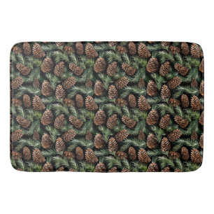 Pinecones Bath Mat