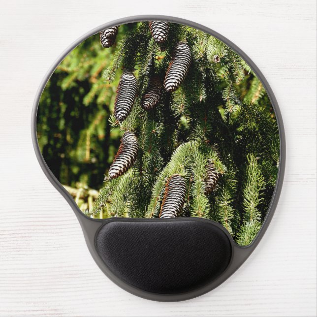 Pinecones Gel Mouse Pad (Front)