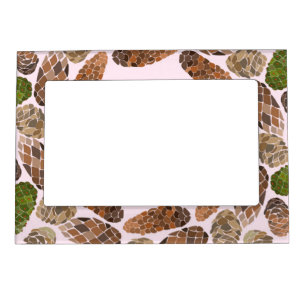 Pinecones Magnet Picture Frame