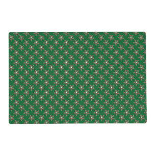 Pinecones stars placemat