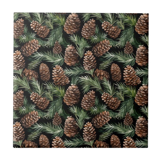 Pinecones Tile (Front)