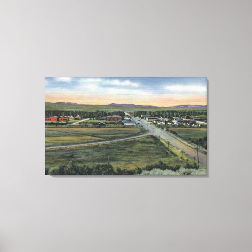 Pinedale WY _ County Seat of Sublette County Canvas Print