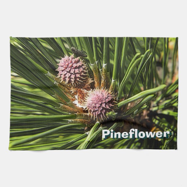 Pineflower Towel (Horizontal)