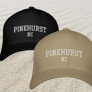 Pinehurst North Carolina NC beach vacation outfit Embroidered Baseball Cap