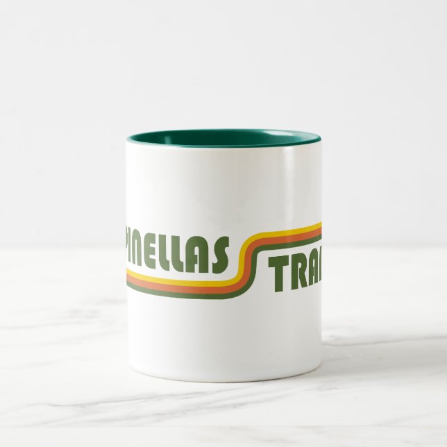 Pinellas Trail Florida Two-Tone Coffee Mug (Center)