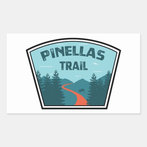 Pinellas Trail Rectangular Sticker